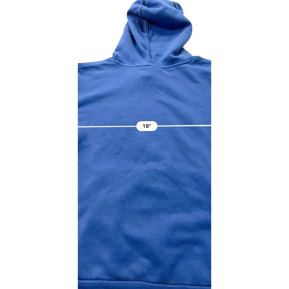 Under Armour Hoodie Boys XL Gray Blue Pullover Hooded‎ Long Sleeve Youth Top EUC